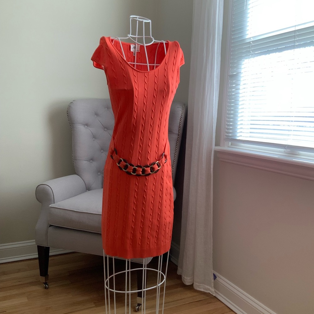 Coral Milly Knit Dress
